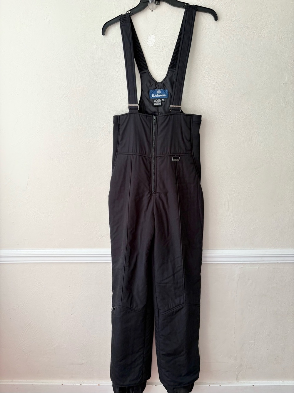 Edelweiss Womens Black Ski Bib‎ Overalls